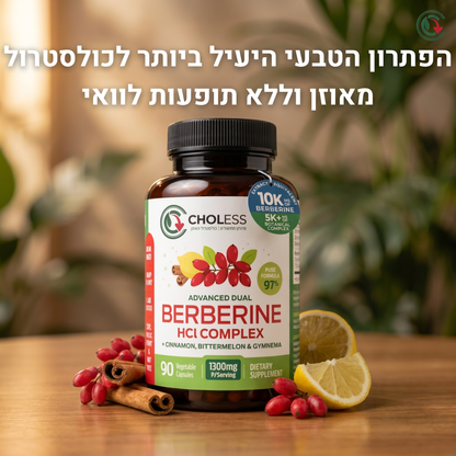CHOLESS — פתרון מתקדם להורדת כולסטרול ואיזון פרופיל השומנים בדם