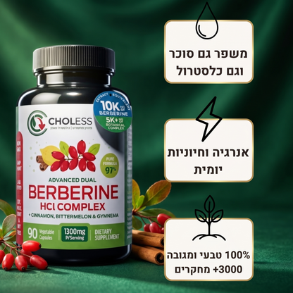 CHOLESS — פתרון מתקדם להורדת כולסטרול ואיזון פרופיל השומנים בדם